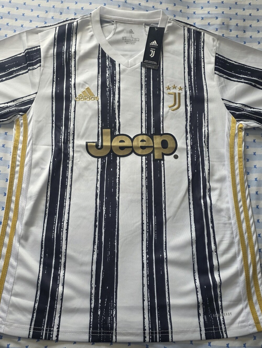 Juventus Home Jersey White, Black & Gold Xñ